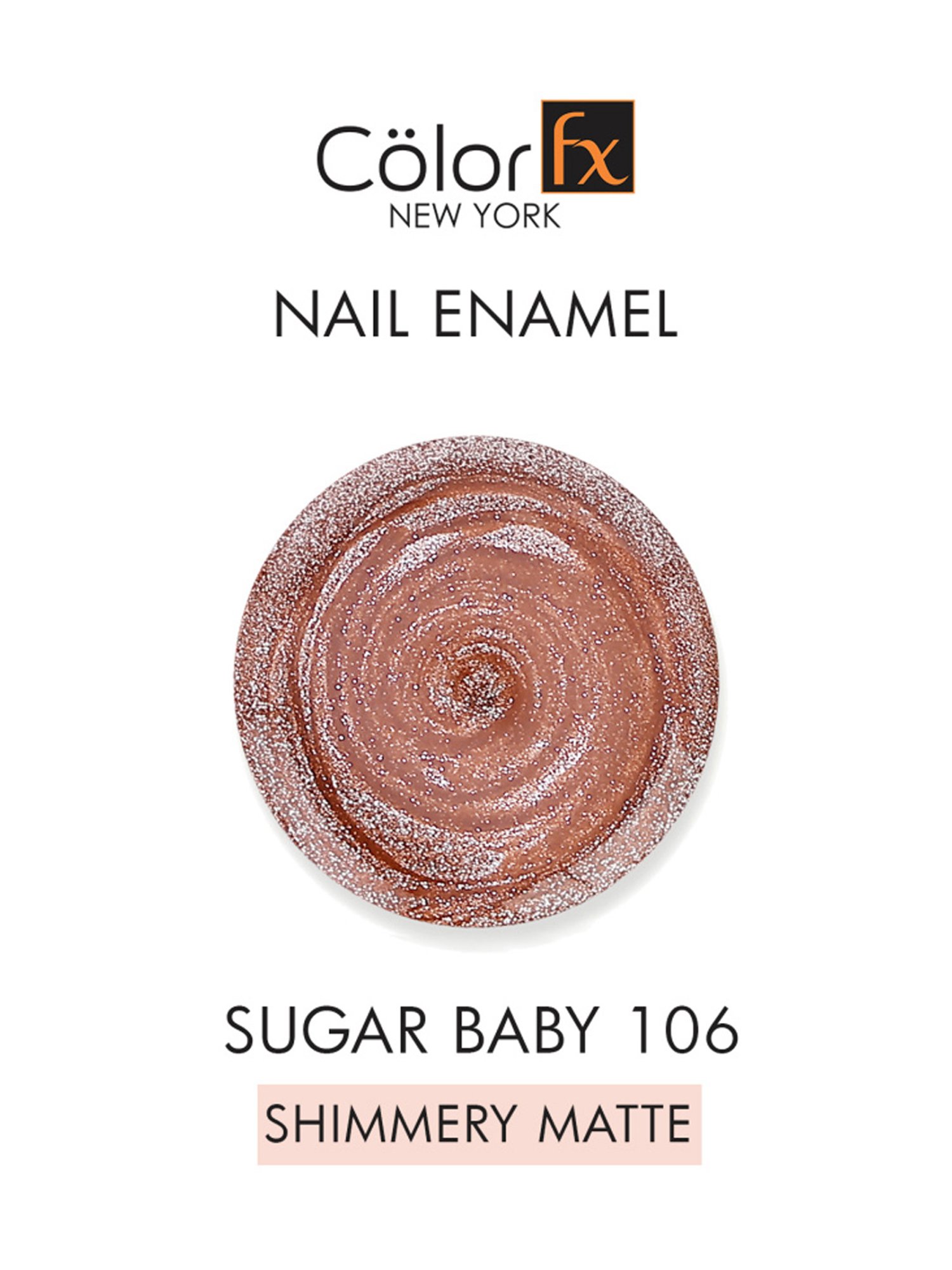 Color Fx Sugar Baby Wedding Collection Nail Enamel Shade 106 - 10 ml