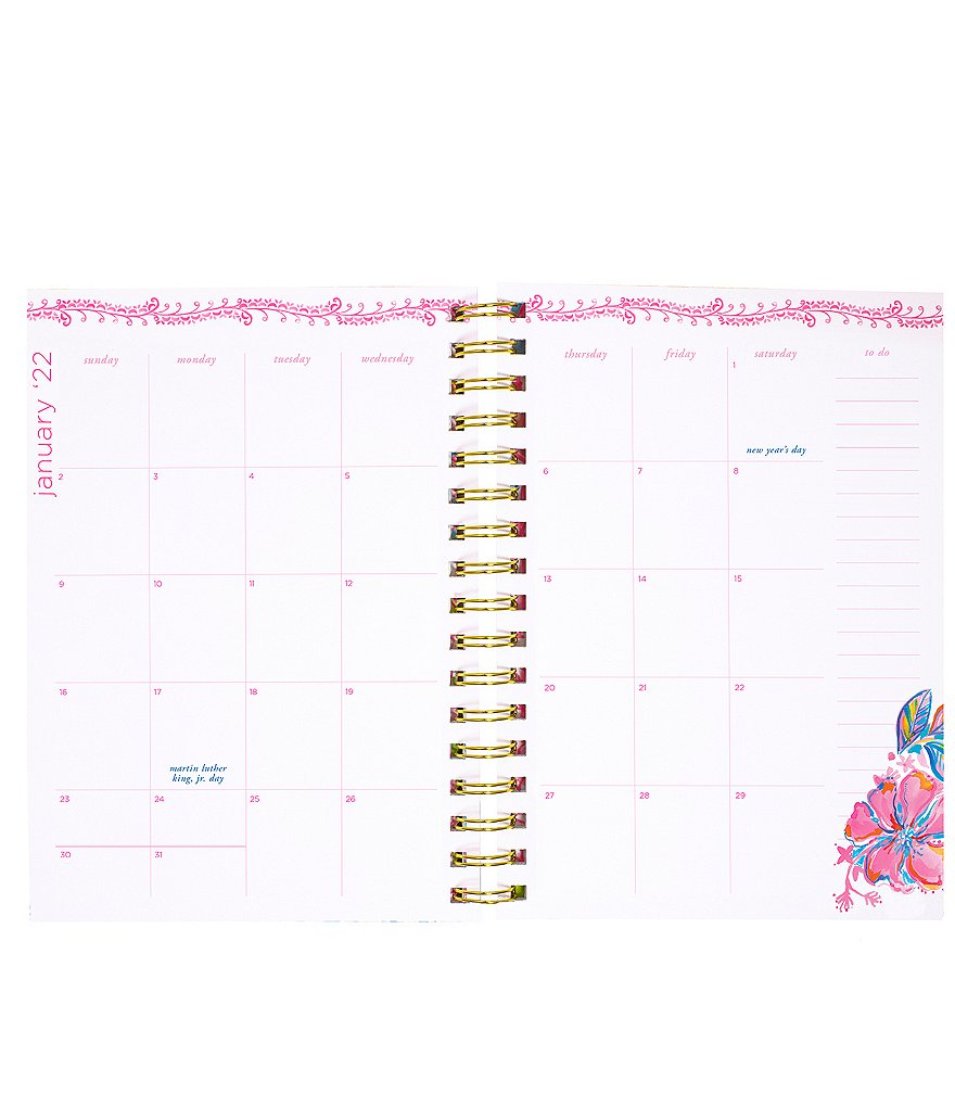 Lilly Pulitzer Cabana Cocktail Agenda Folio