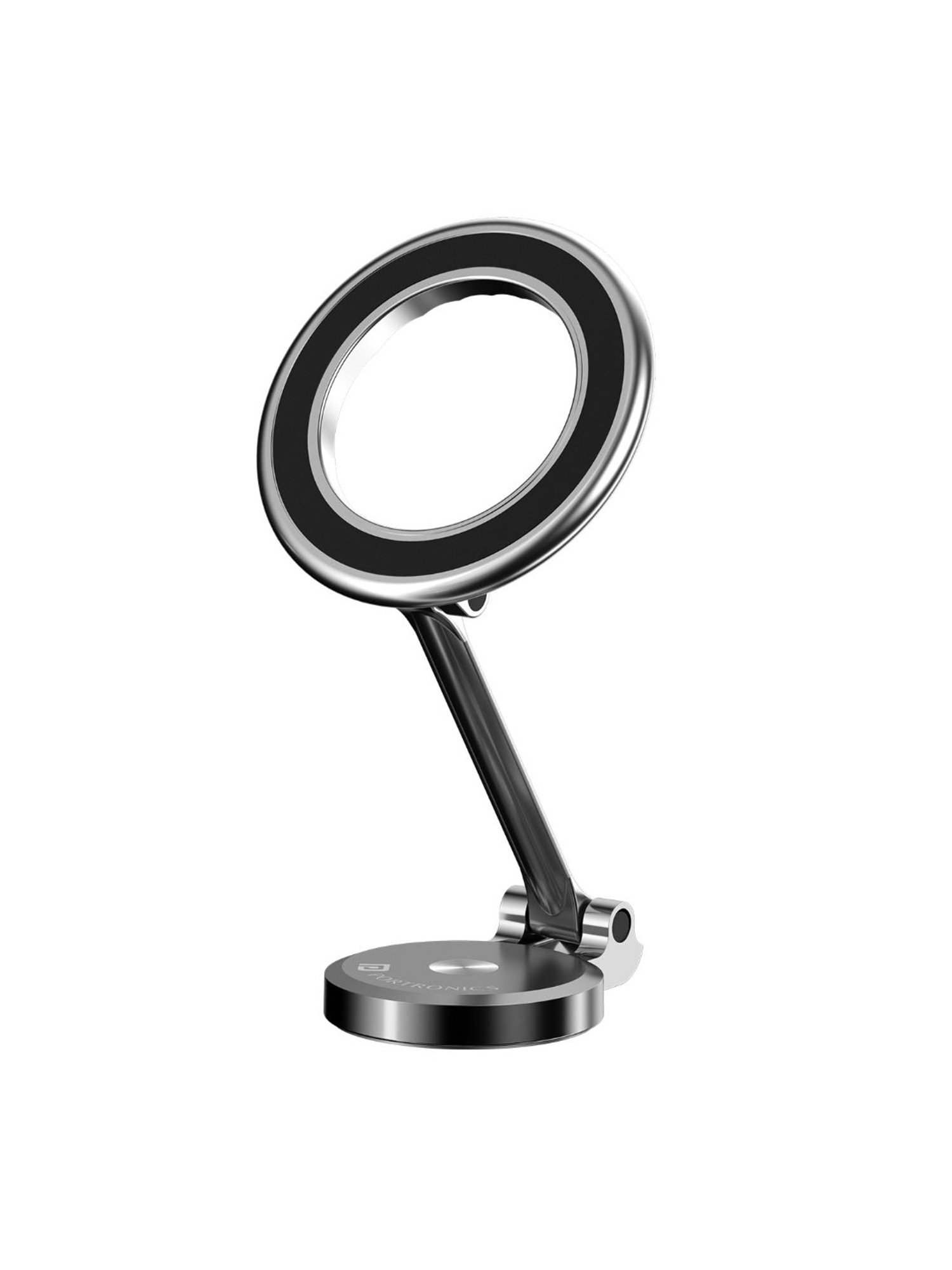 Portronics Mogun 3 Premium 360 Degree Rotation Magnetic Mobile Holder (Black)
