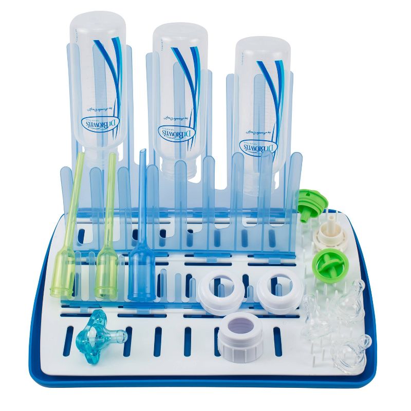 Dr Browns Bottle Rack - Blue