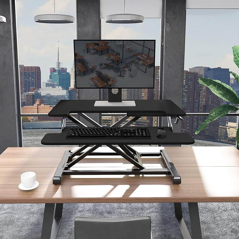 Computer Lifting Table,Standing Desk Converter Stand Up Desk Riser, Height Adjustable Ergonomic Tabletop Workstation Riser