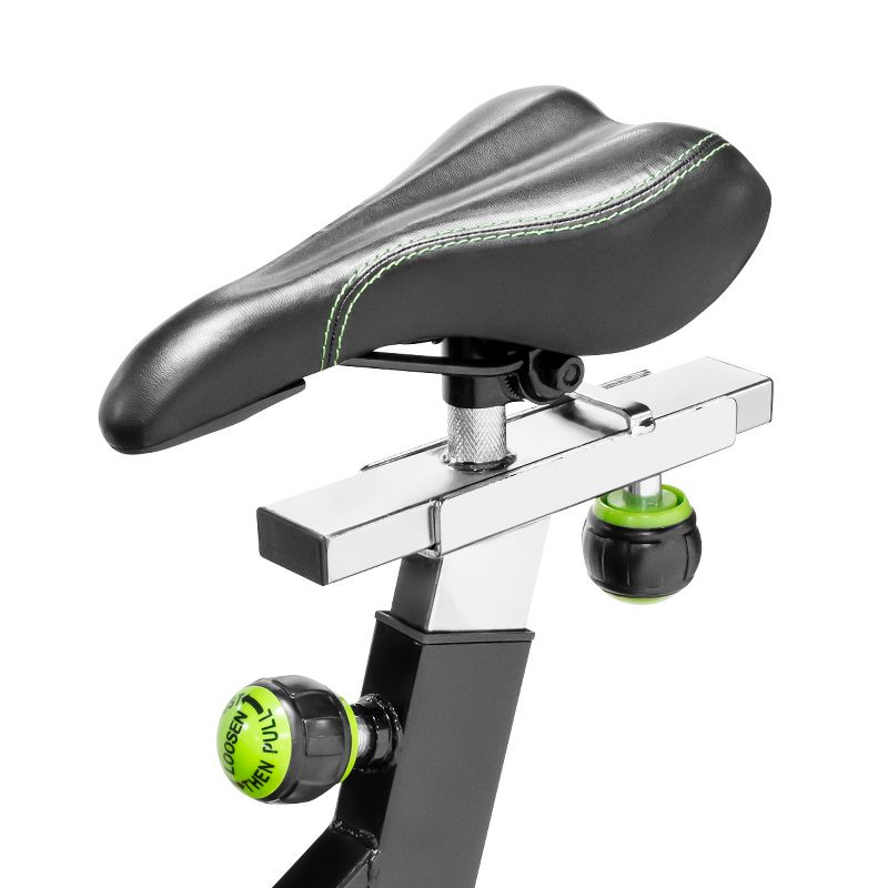 Body Flex Sports Body Rider BRF700 Stationary Full Body Cardio Exercise Upright Fan Bike with Dual Action Handlebars and Adjustable Seat