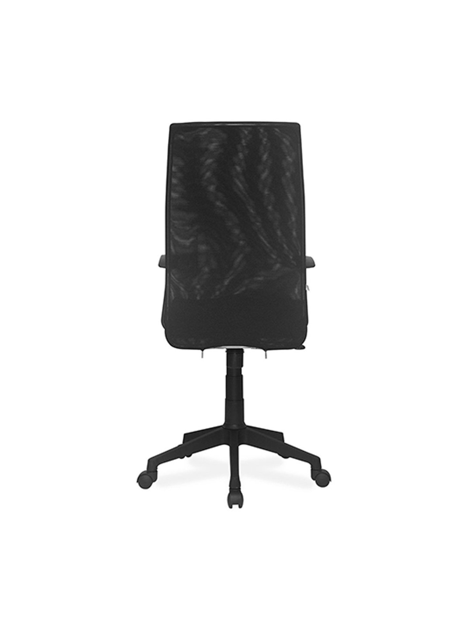Nilkamal Thames Black Fabric Ergonomic High Back Mesh Office Chair with Height Adjustable