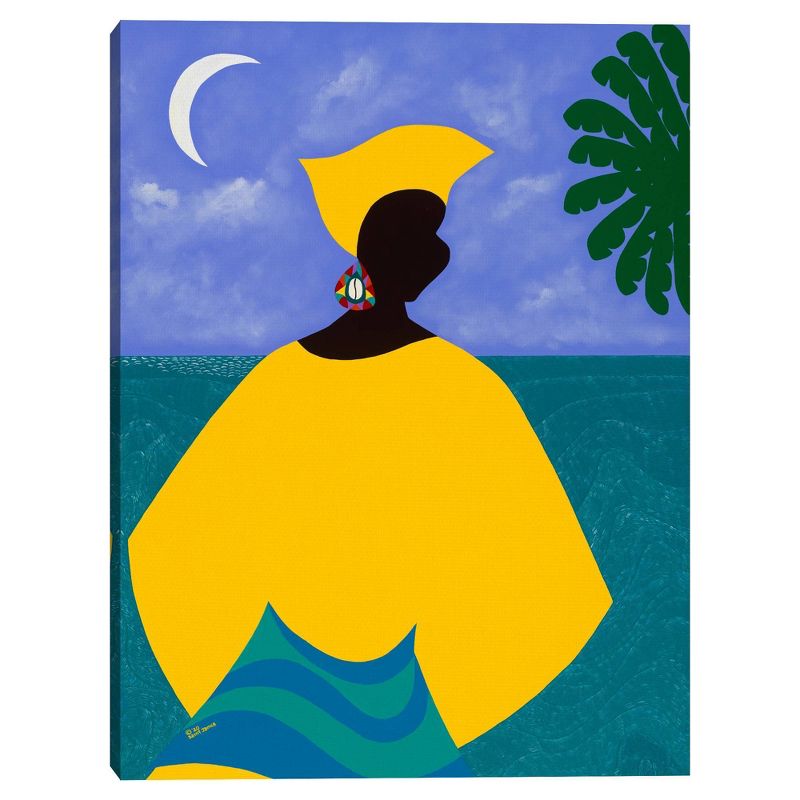 30" x 40" Yemanja Candomble Orisha by Synthia Saint James Canvas Art Print - Masterpiece Art Gallery