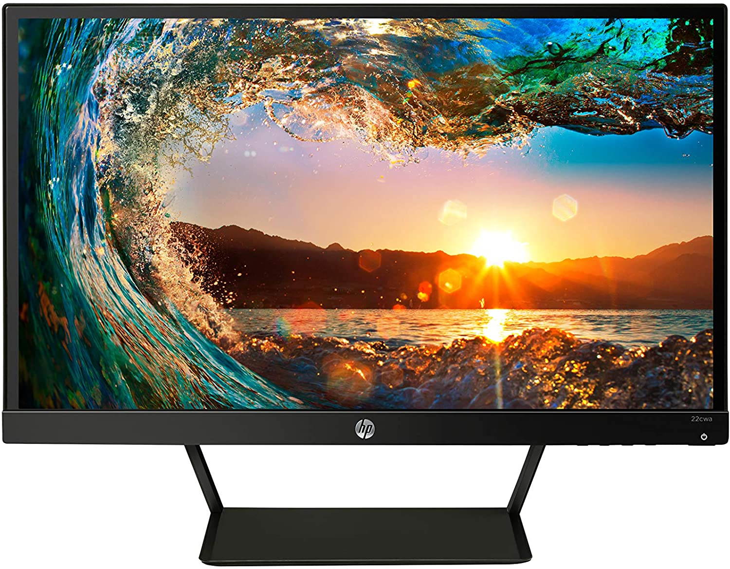 Pavilion 22cwa 21.5-Inch Full HD 1080p IPS LED Monitor, Tilt, VGA and HDMI (T4Q59AA) - Black