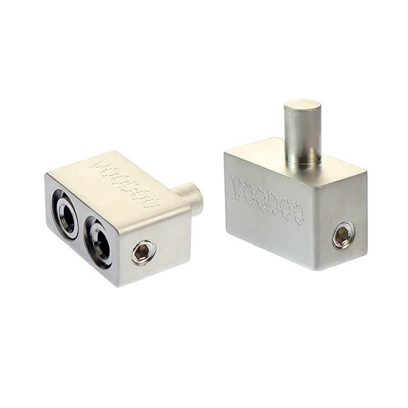 Pair  Car Audio Dual 2/0 1/0 or 4 Gauge to 1/0 AWG Gauge Amp Input Reducer