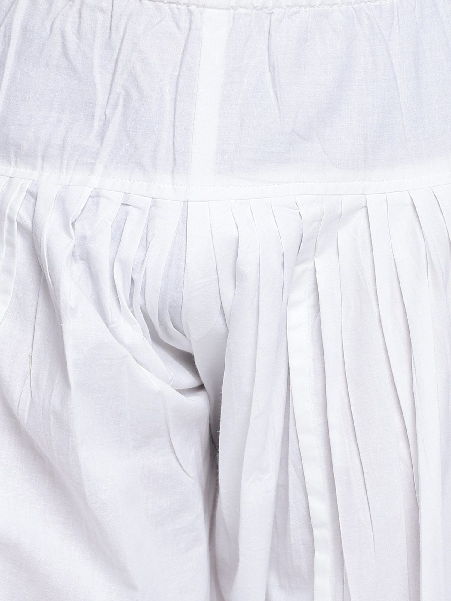 Lil Tomatoes Kids Green & White Cotton Printed Full Sleeves Kurta Set