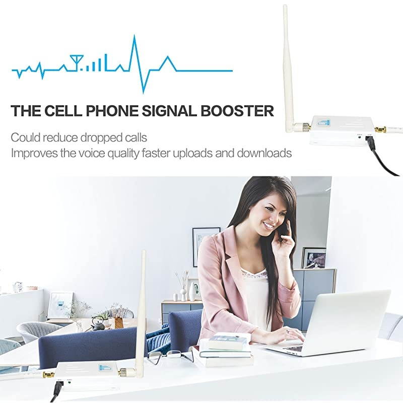 Signal Boosters AT&T T-Mobile Cell Phone Signal Booster 4G LTE  High Gain FDD 700Mhz Band 12/17 Mobile Phone Signal Amplifier Repeater for Home and Office