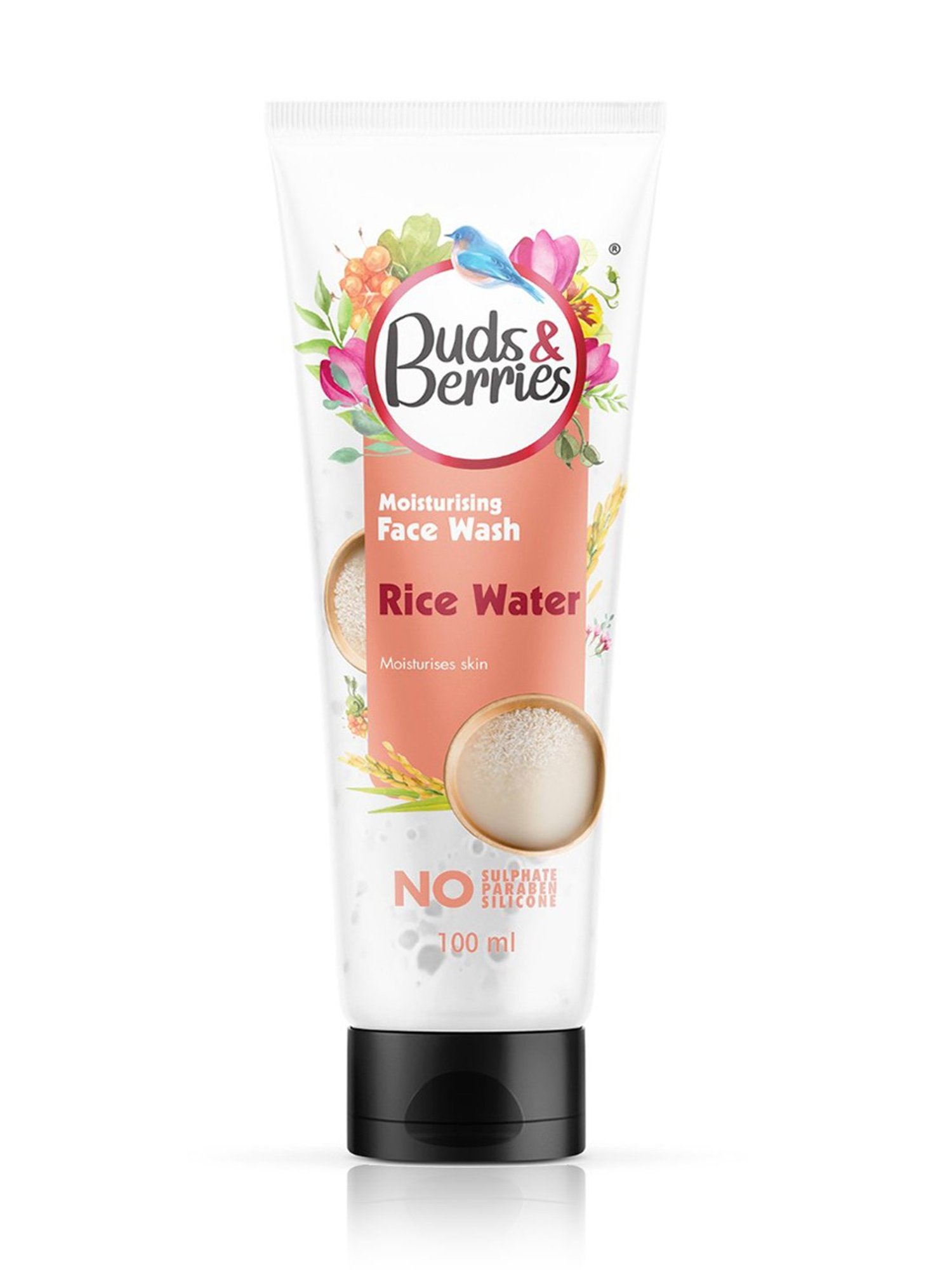 Buds & Berries Rice Water Moisturising Face Wash - 100 ml