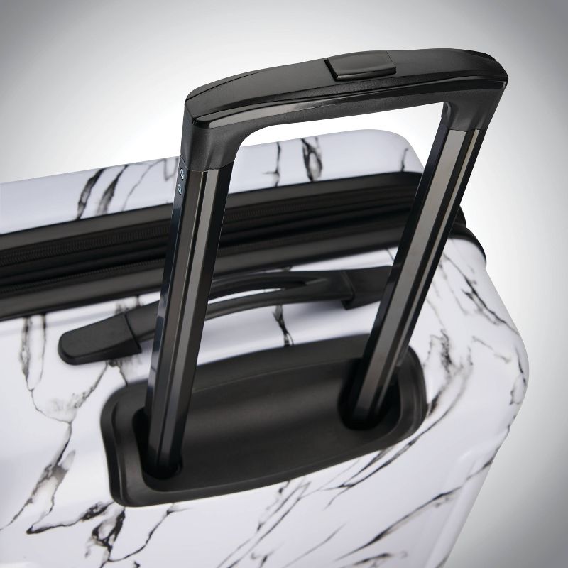 American Tourister 29'' Axion Checked Softside Suitcase - Black