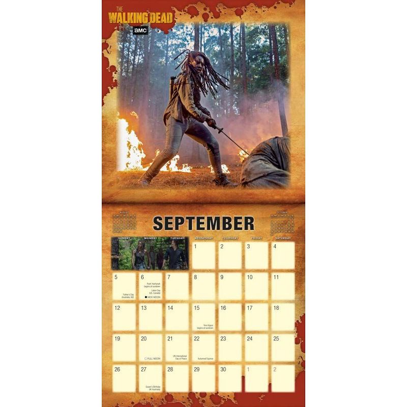Sellers Publishing 2021 AMC The Walking Dead^A(R) 16-Month Wall Calendar AMC