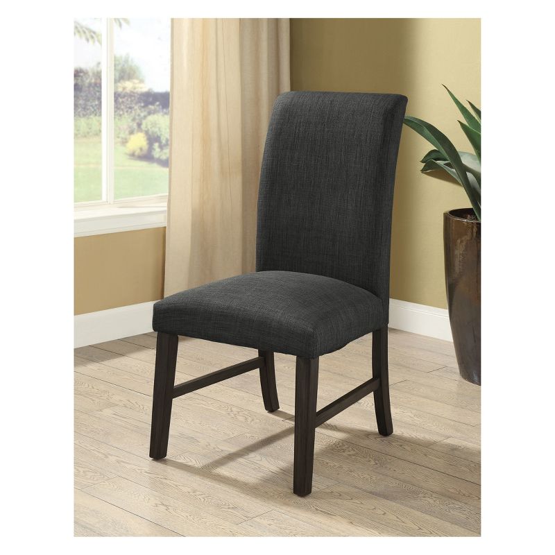 Set of 2 Premo Transitional Dining Chair Dark Gray - HOMES: Inside + Out