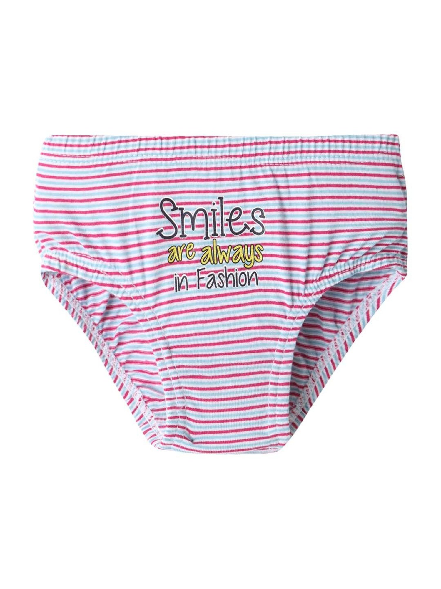 D'chica Kids Multicolor Cotton Printed Panties - Pack of 6