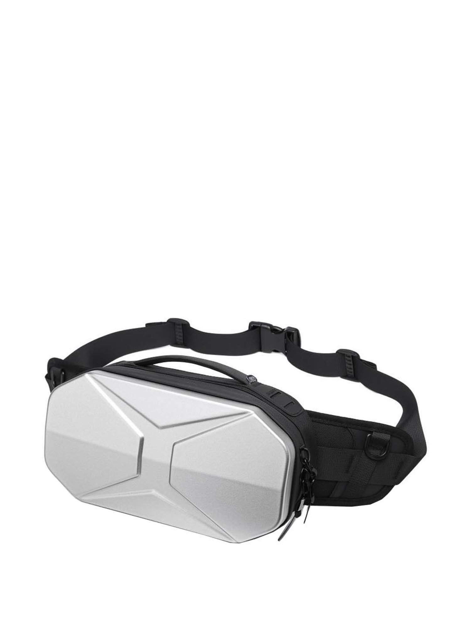 Ozuko Urban Odyssey Silver Soft One Size Waist Bag