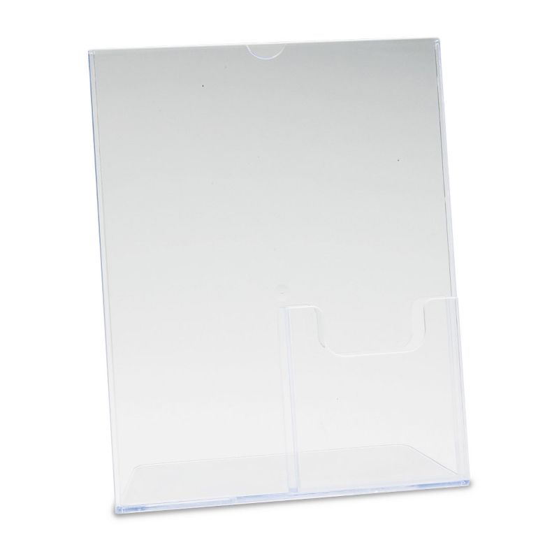 Deflecto Superior Image Sign Holder With Pocket 8-1/2w x 11h Clear 590501