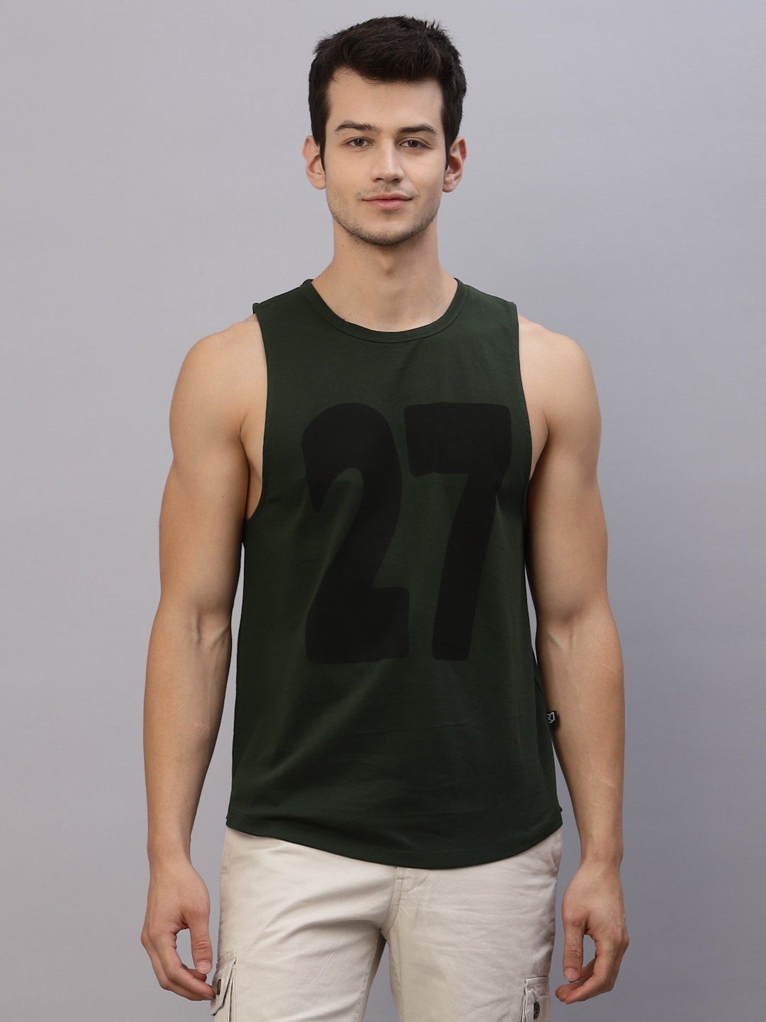Rigo Green Printed Vest