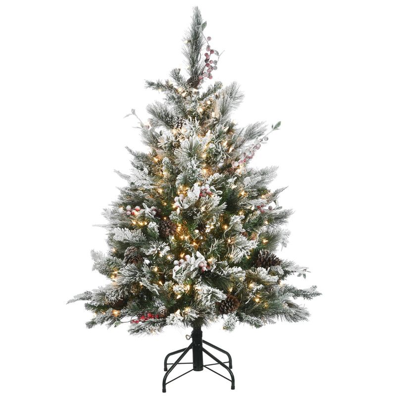 Best Choice Products 7.5ft Premium Hinged Fir Pencil Artificial Christmas Tree w/ Foldable Stand, Easy Assembly