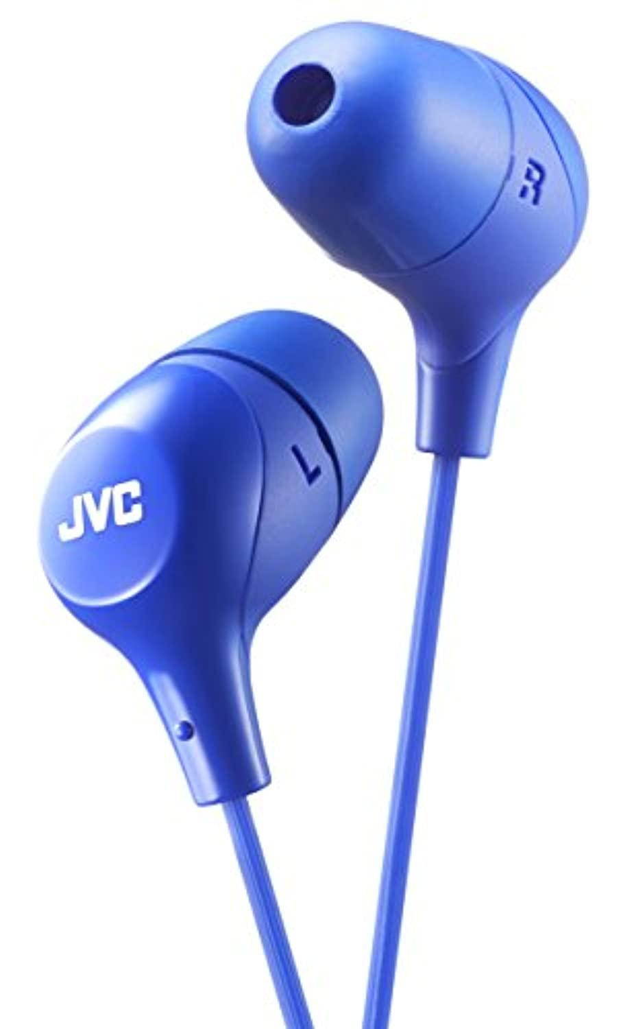 JVC HAFX38A Marshmallow(R) Inner-Ear Headphones (Blue)
