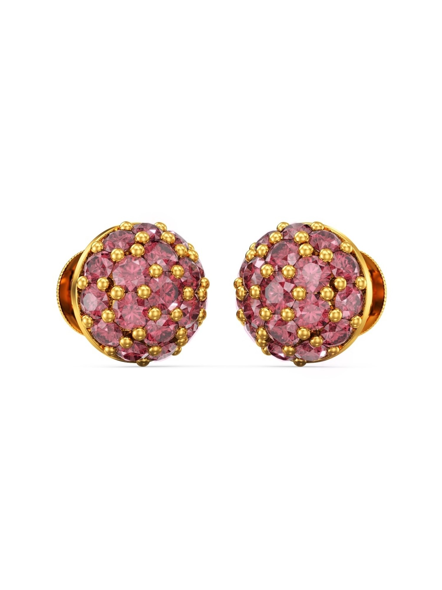 Joyalukkas 22k Gold Luster Stud Earrings for Women