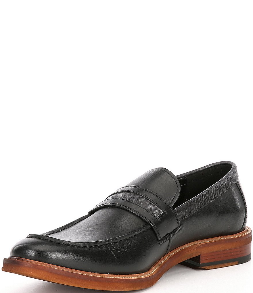 Kenneth Cole New York Men's Prewitt Leather Penny Loafers