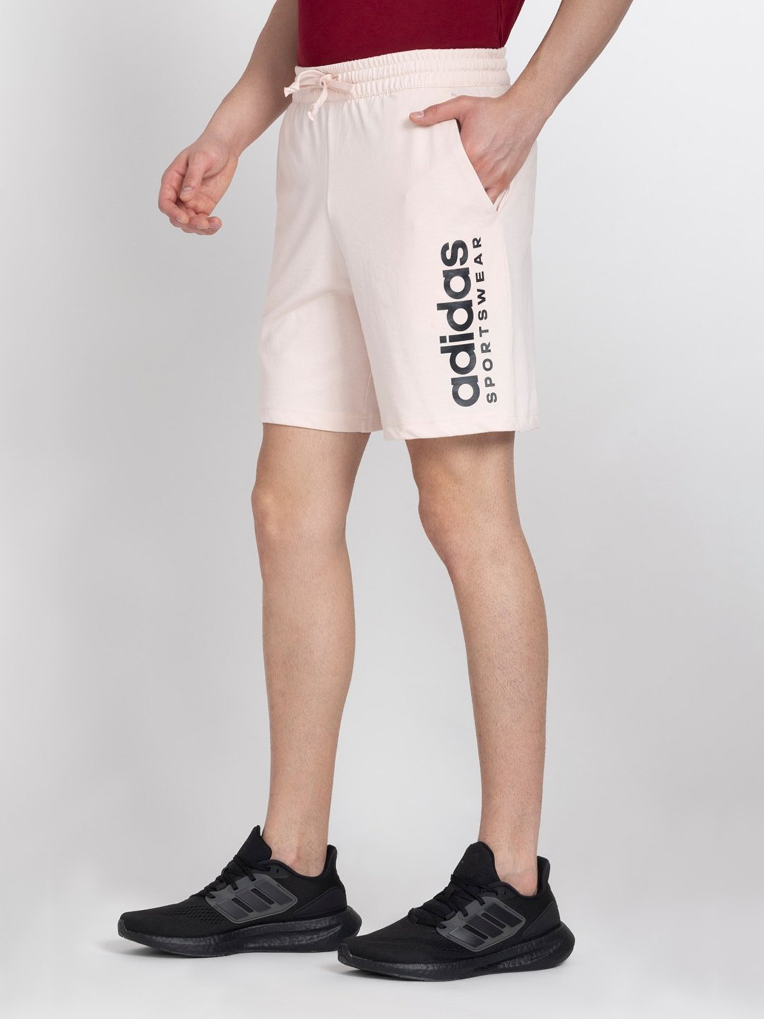 Reebok Black Regular Fit Sports Shorts