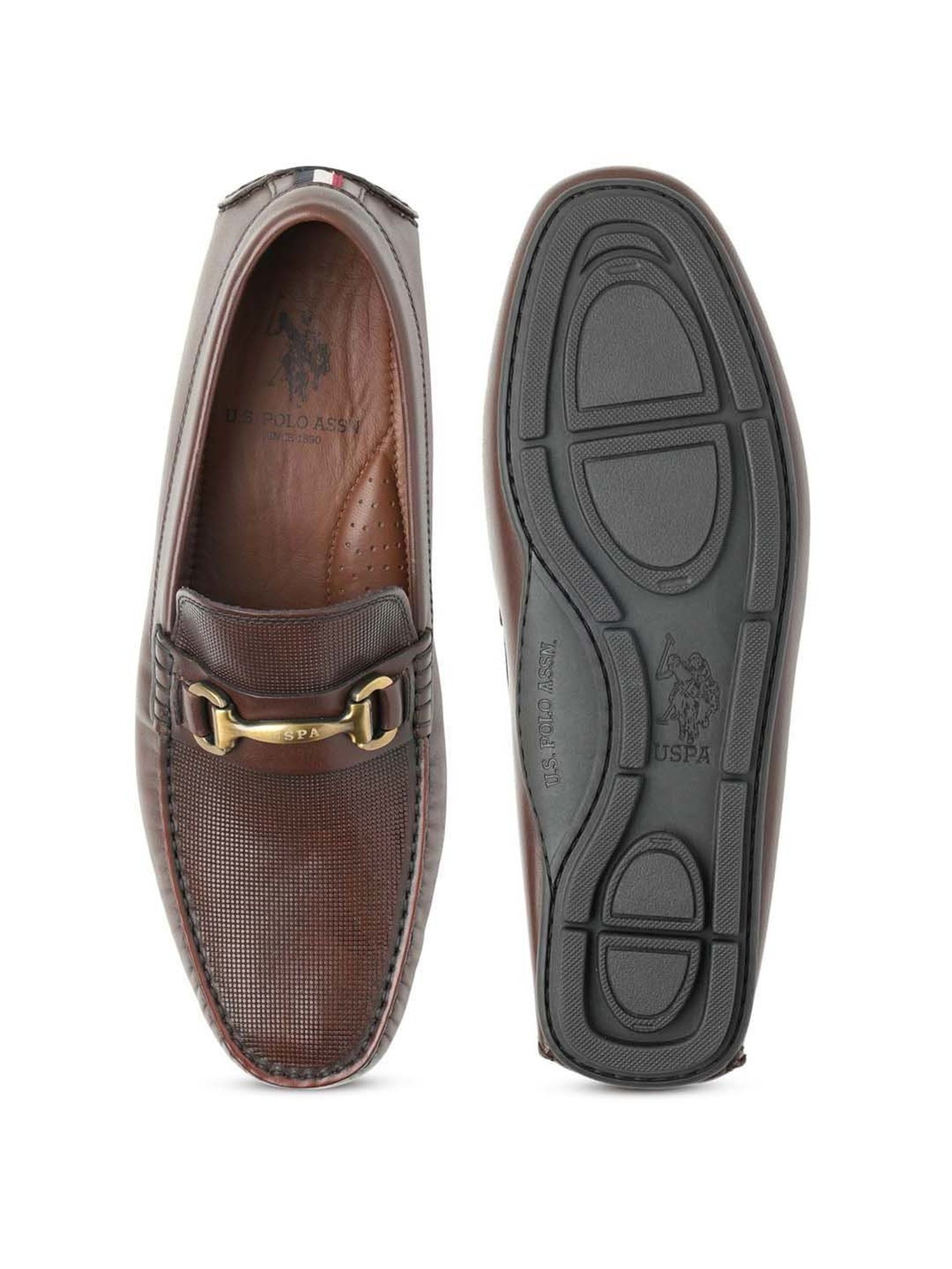 U.S. Polo Assn. Men's DOREH Tan Loafers