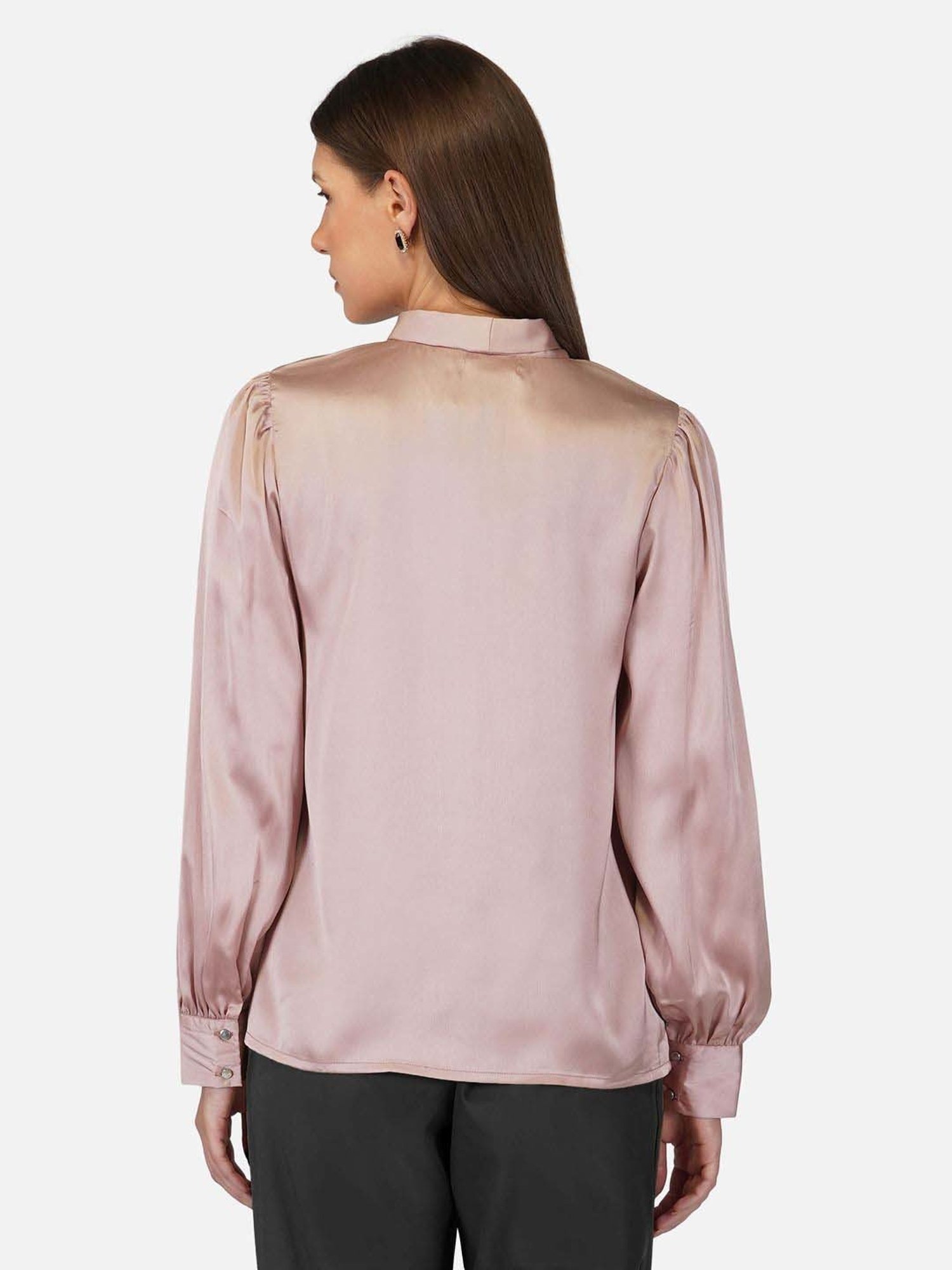 PURYS Pink Regular Fit Top