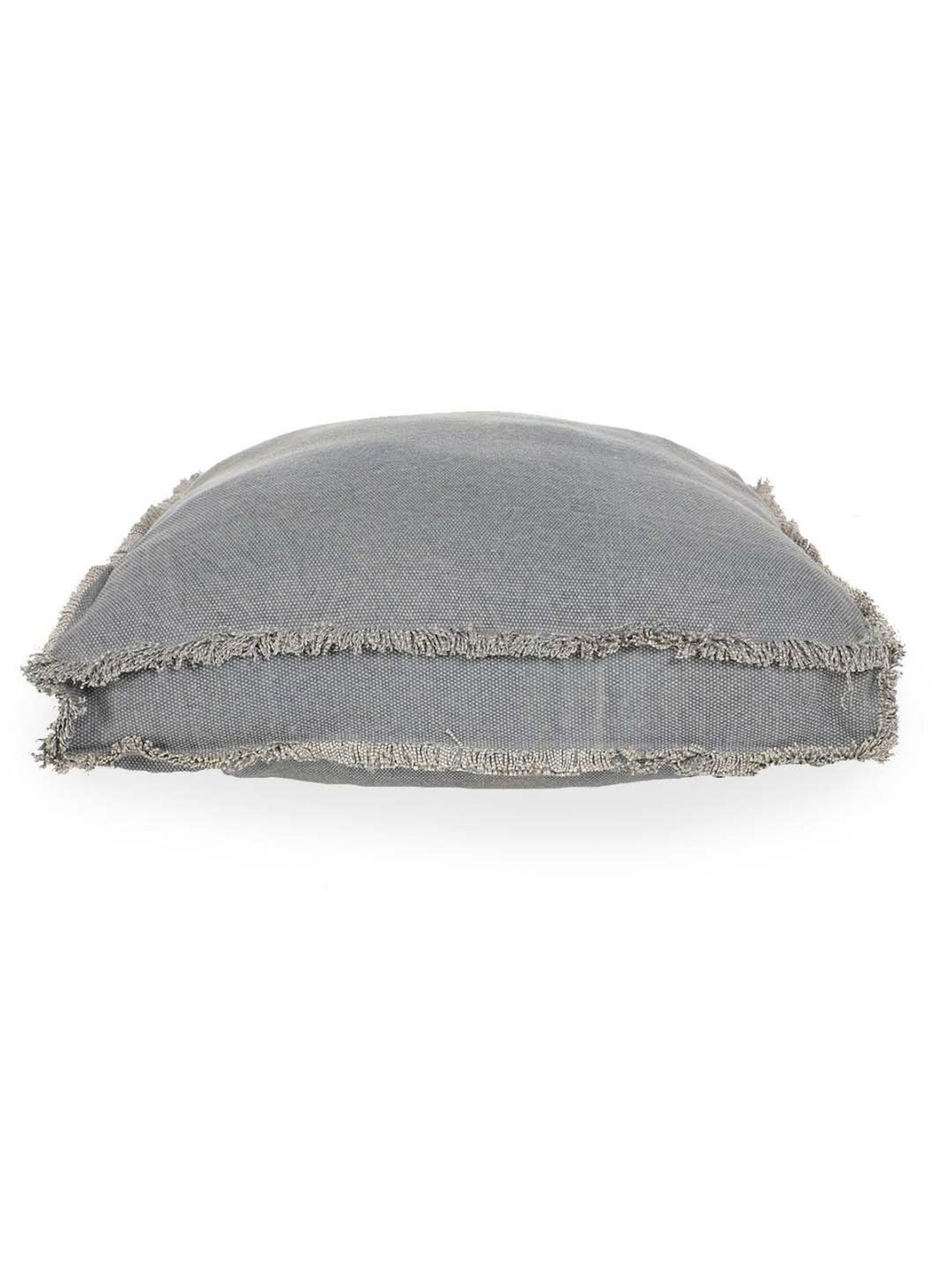 Home4U 'LUCAS' Grey Cotton Large Floor Cushion - Set of 1