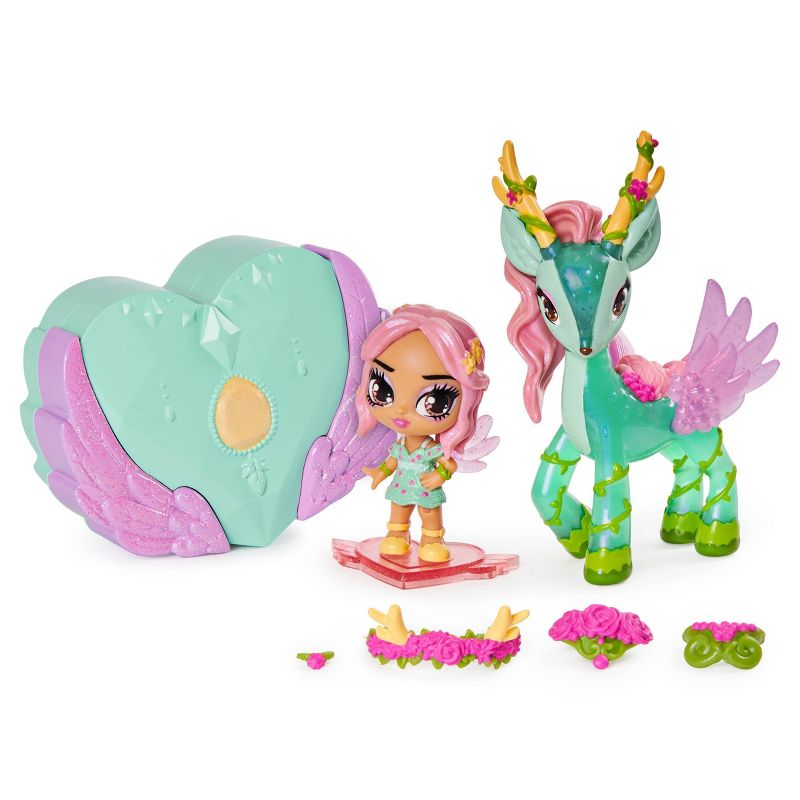 Hatchimals Pixies Riders Petal Primrose Pixie & Deeraloo Glider Hatchimal Set with Mystery Feature