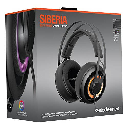SteelSeries Siberia Elite Prism Gaming Headset-Jet Black