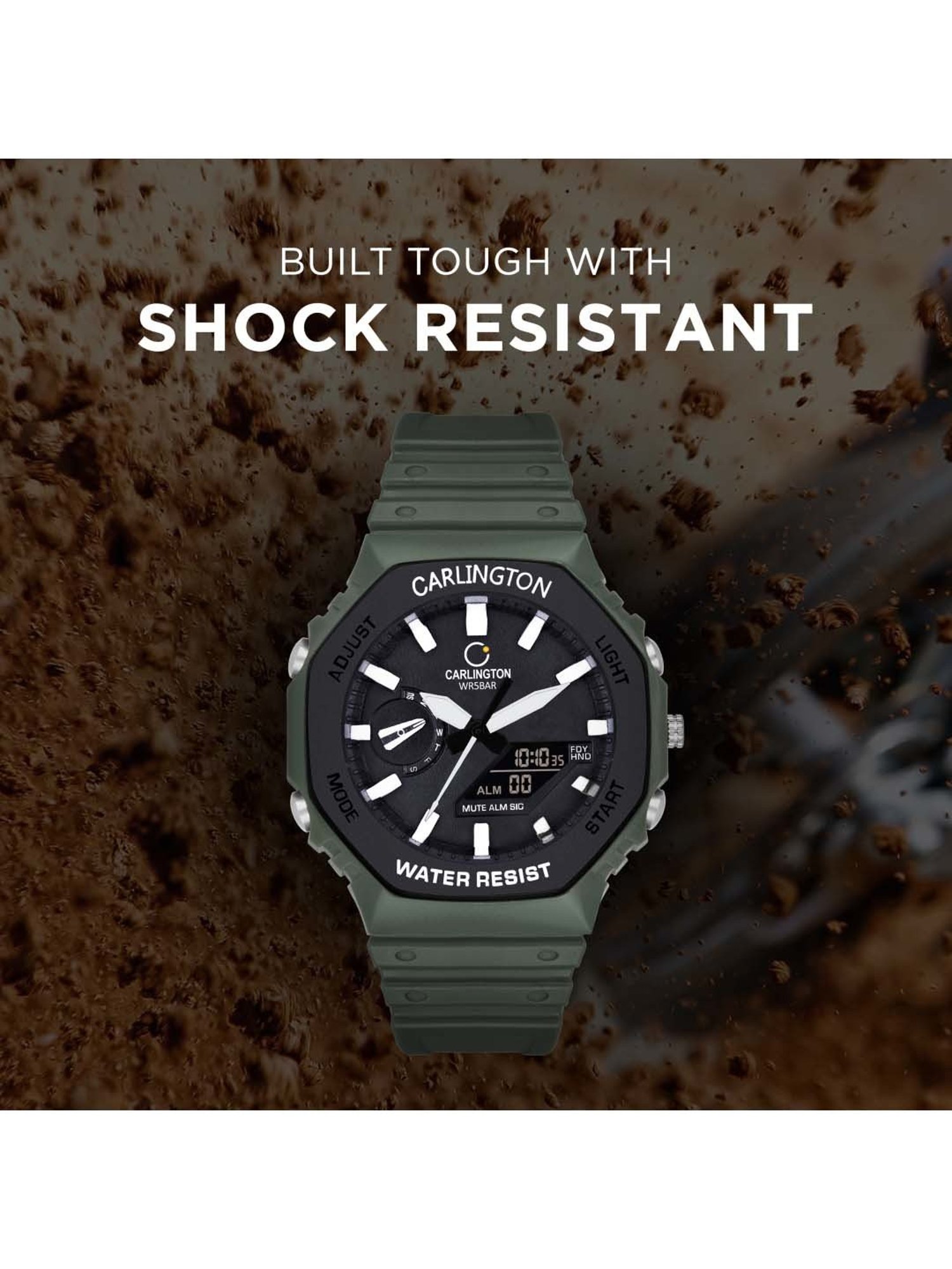 CARLINGTON Endurance 3322 Analog-Digital Watch for Men