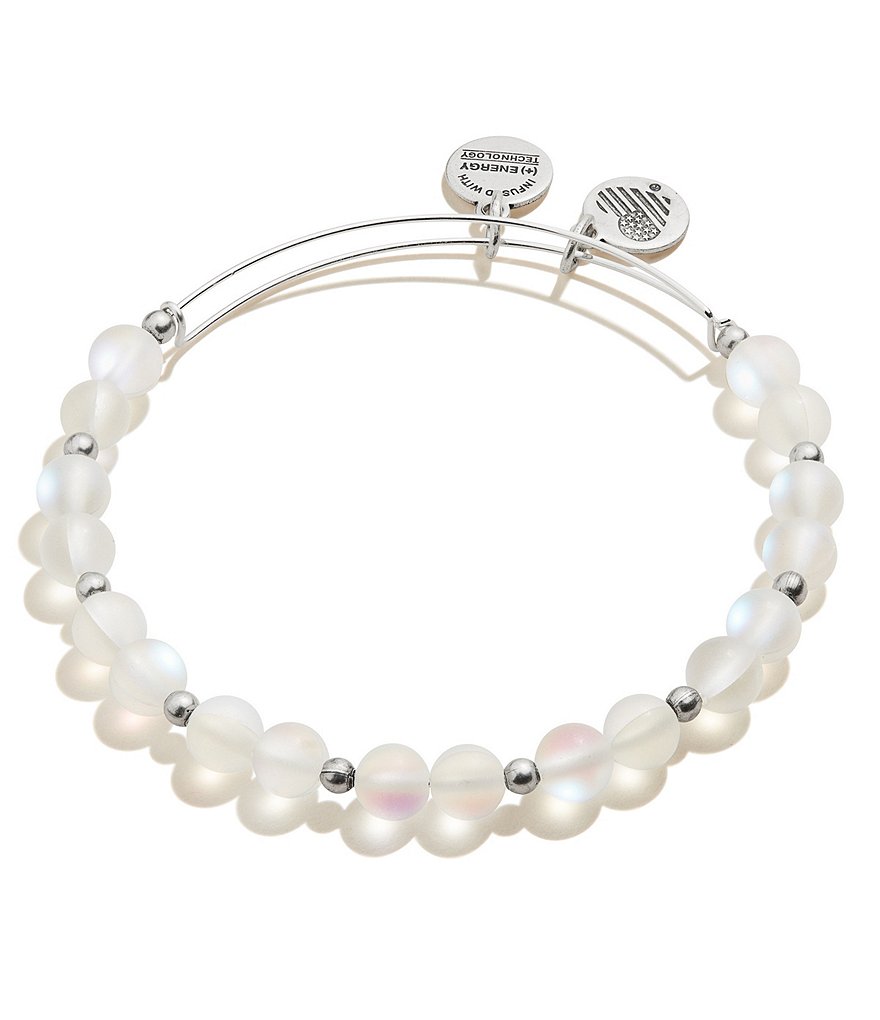 Alex and Ani Sea Glass Beaded Bangle Bracelet