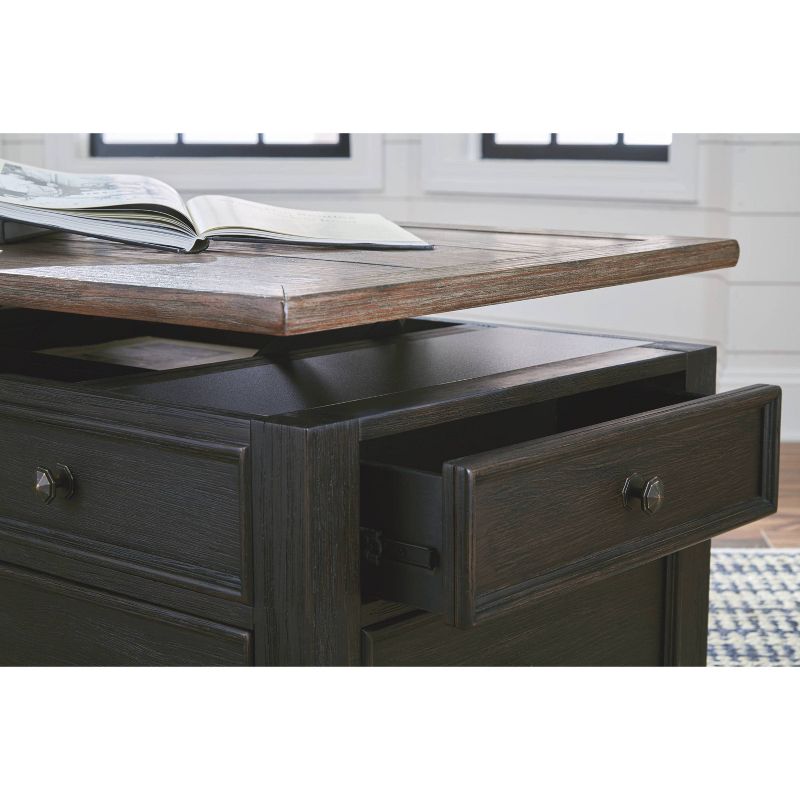 Tyler Creek Coffee Table with Lift Top Grayish Brown/Black - Signature Design by Ashley