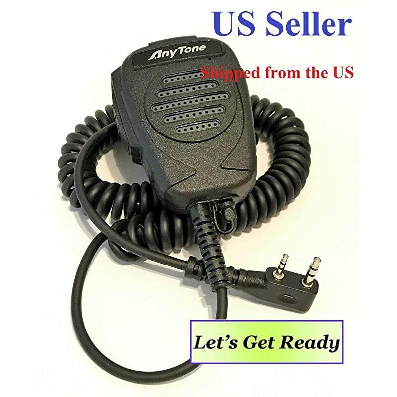 Speaker MIC for AT-D878/868 Series DMR/Analog Radio, Also for Kenwood K Type Connector Walkie Talkie Radio.