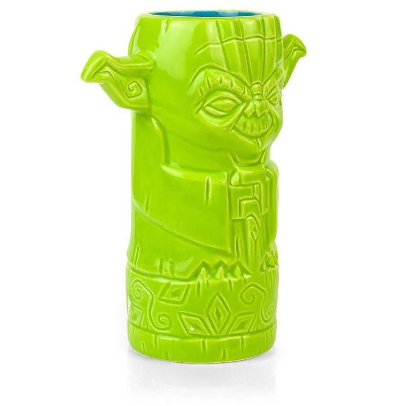 Beeline Creative Geeki Tikis Star Wars Master Yoda Mug | Ceramic Tiki Style Cup | Holds 12 Ounces