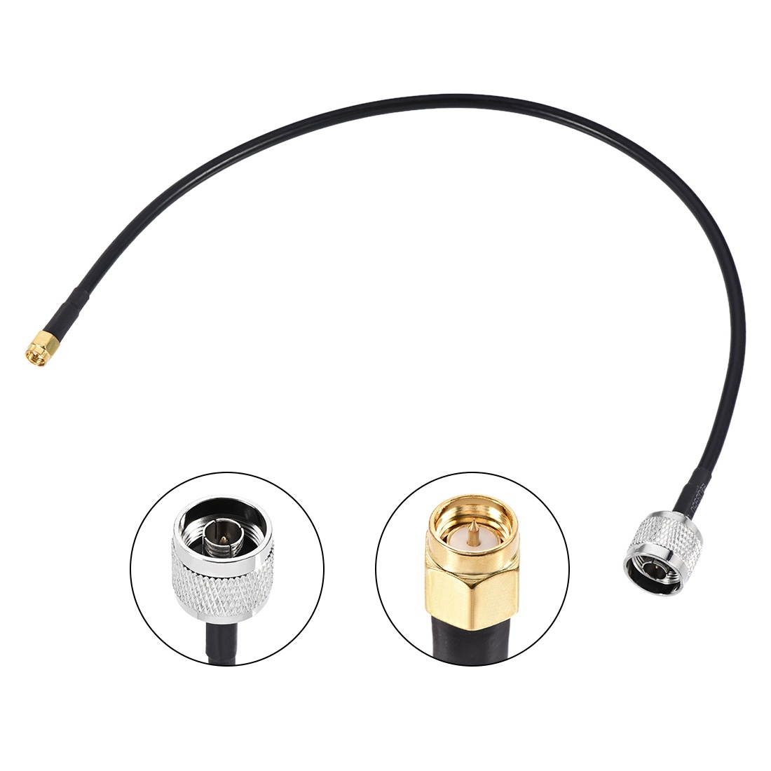 Antenna Extension Cable SMA Male to N Male Coaxial Cable RG58 50 Ohm 15.7 Inch