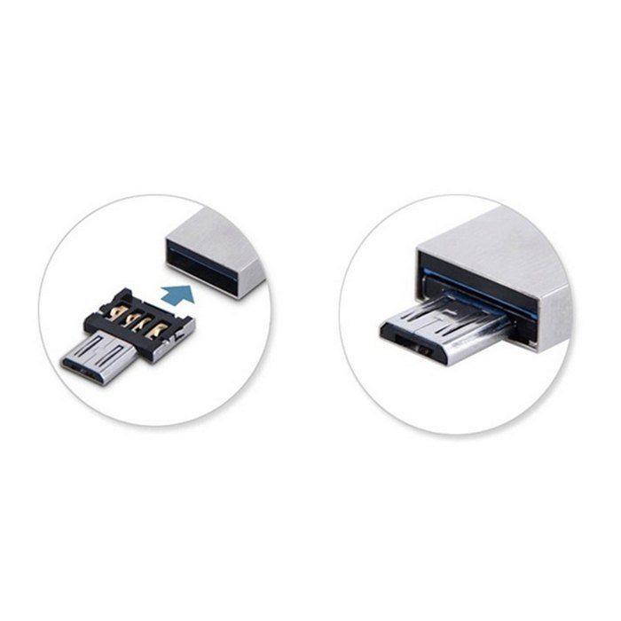 Mini Size USB3.0 to Micro SD SDXC TF Card Reader with Micro USB 5pin OTG Adapter