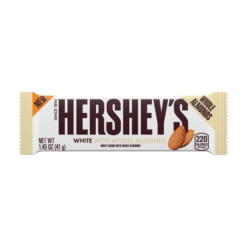Hershey's White Crème with Almonds Candy Bar - 1.45oz