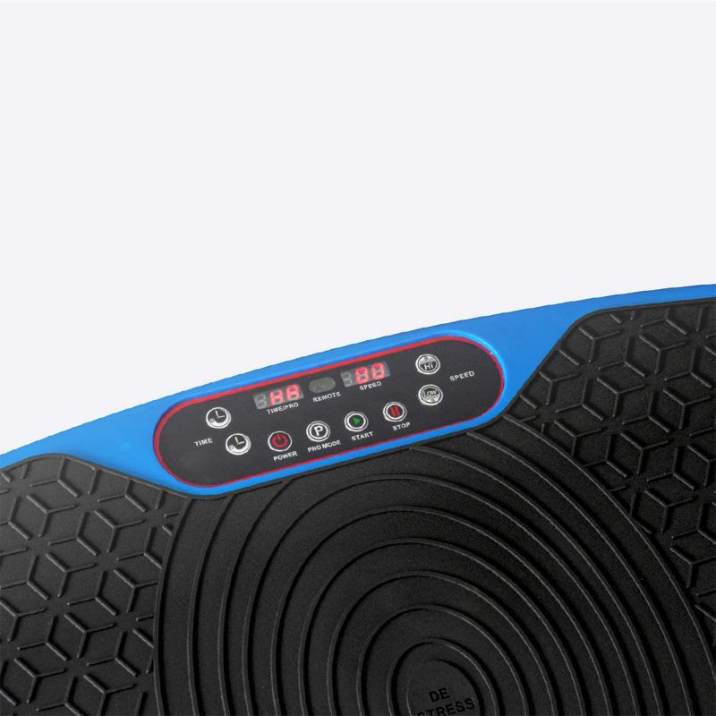 LifePro LP-WVRM-BLU Mini Portable Home Body Weight Training Fitness Exercise Workout Waver Vibration Plate Platform Equipment Machine Set, Blue