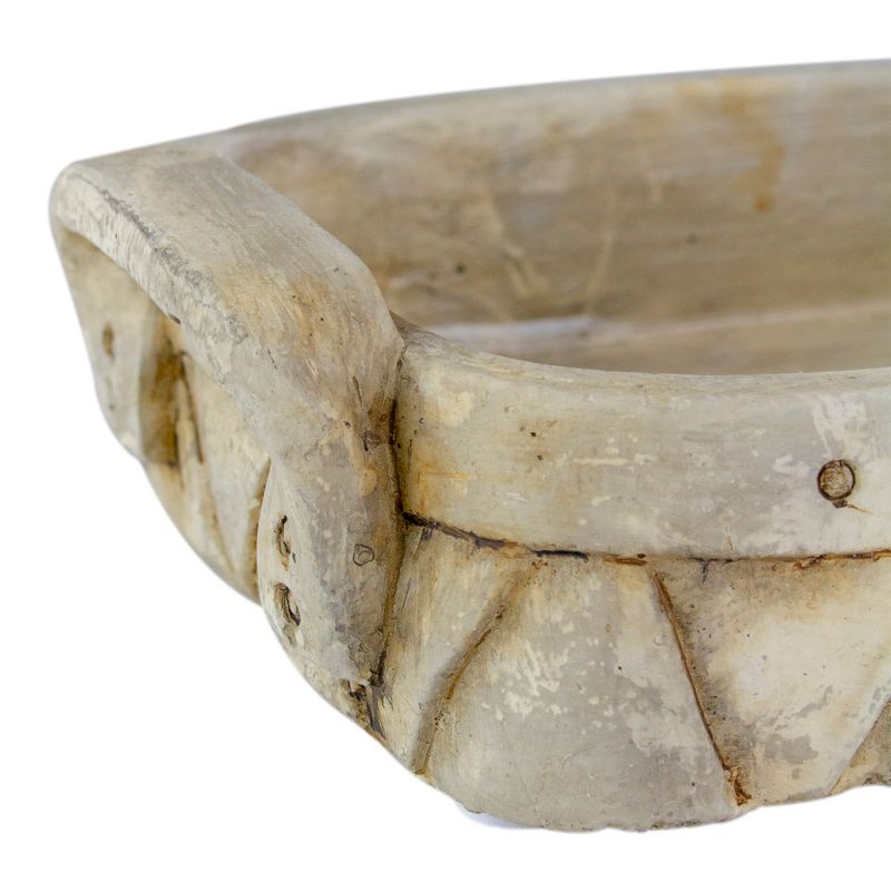 Napa Home & Garden 20" Beige Geometric Patterned Decorative Tray