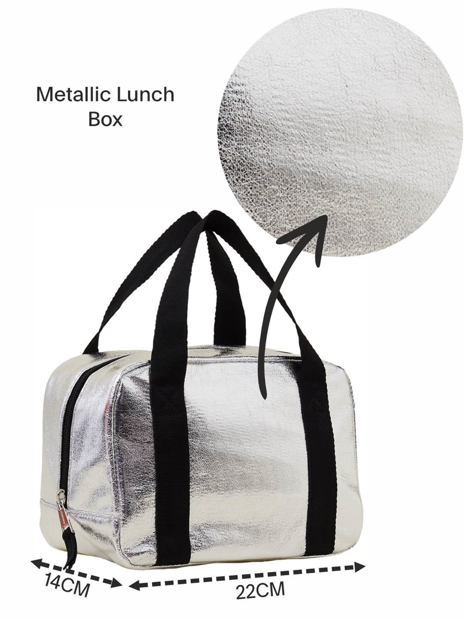 Accessorize London Silver Solid Pouch