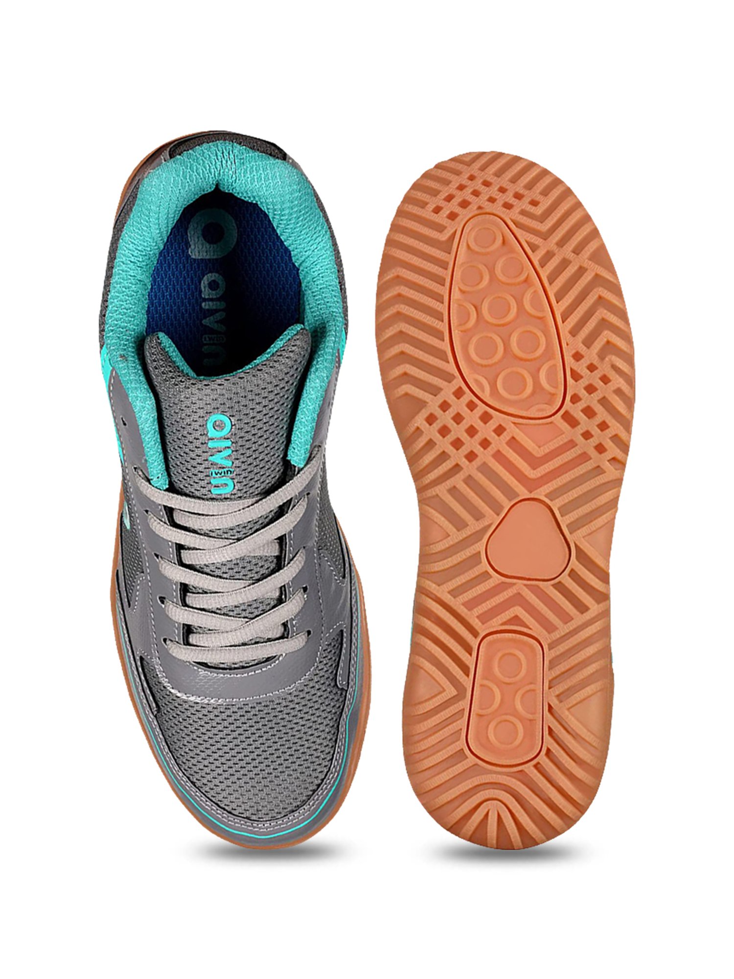 AIVIN Men's Clash Grey Tennis Shoes