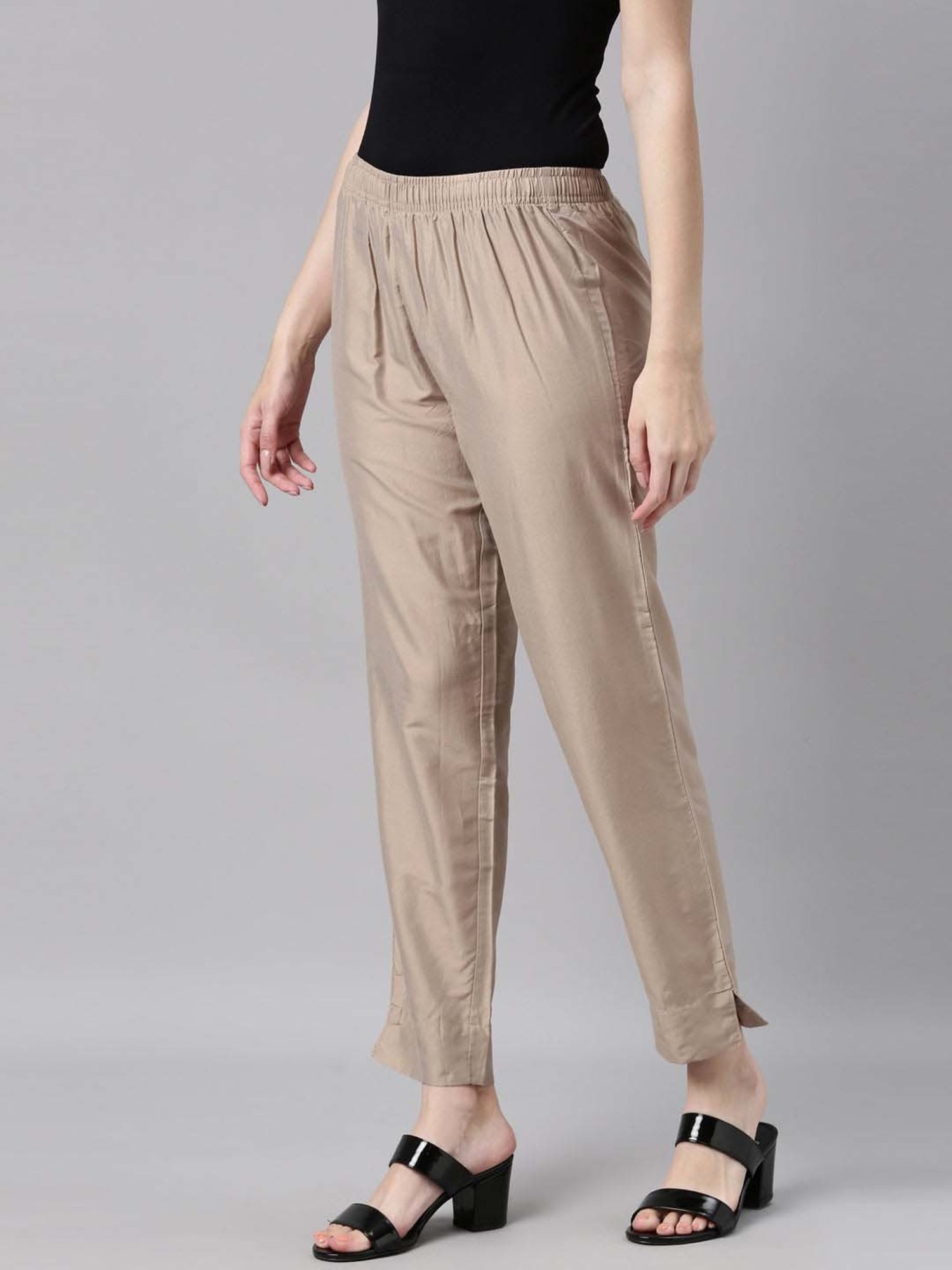 Go Colors! Hazelnut Tapered Fit Pants