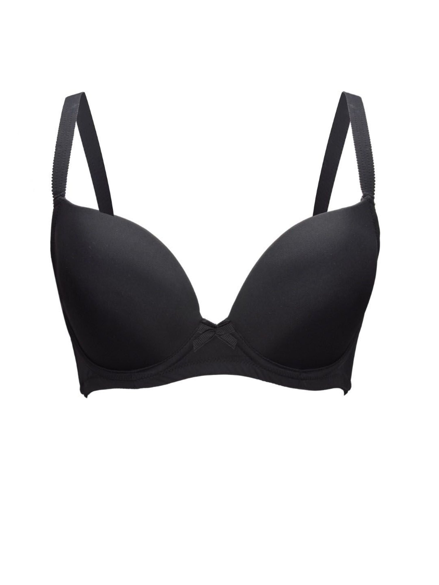 PARFAIT Black Under Wired Padded Plunge Bra