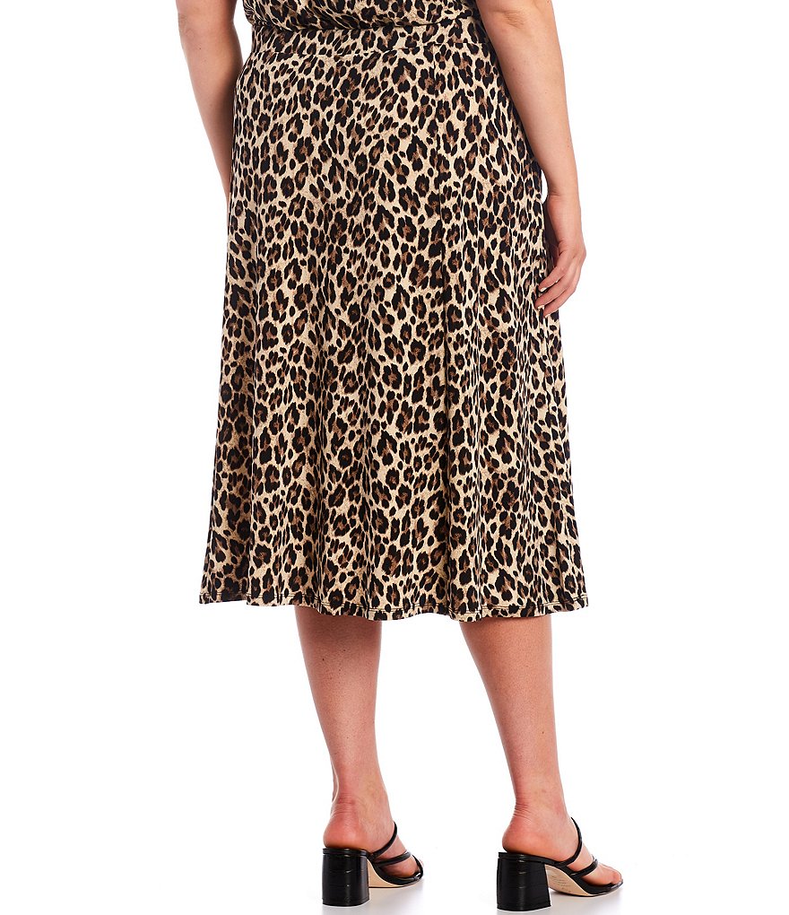 Intro Plus Size Activeease Drawstring Faux Wrap Skort