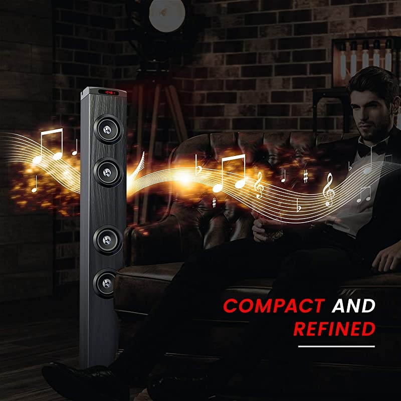 Floor Standing Bluetooth Tower Speaker Floor Speakers for Home Stero System Floor Standing Speakers Home Theater  Bluetooth Tower Speakers with Bass