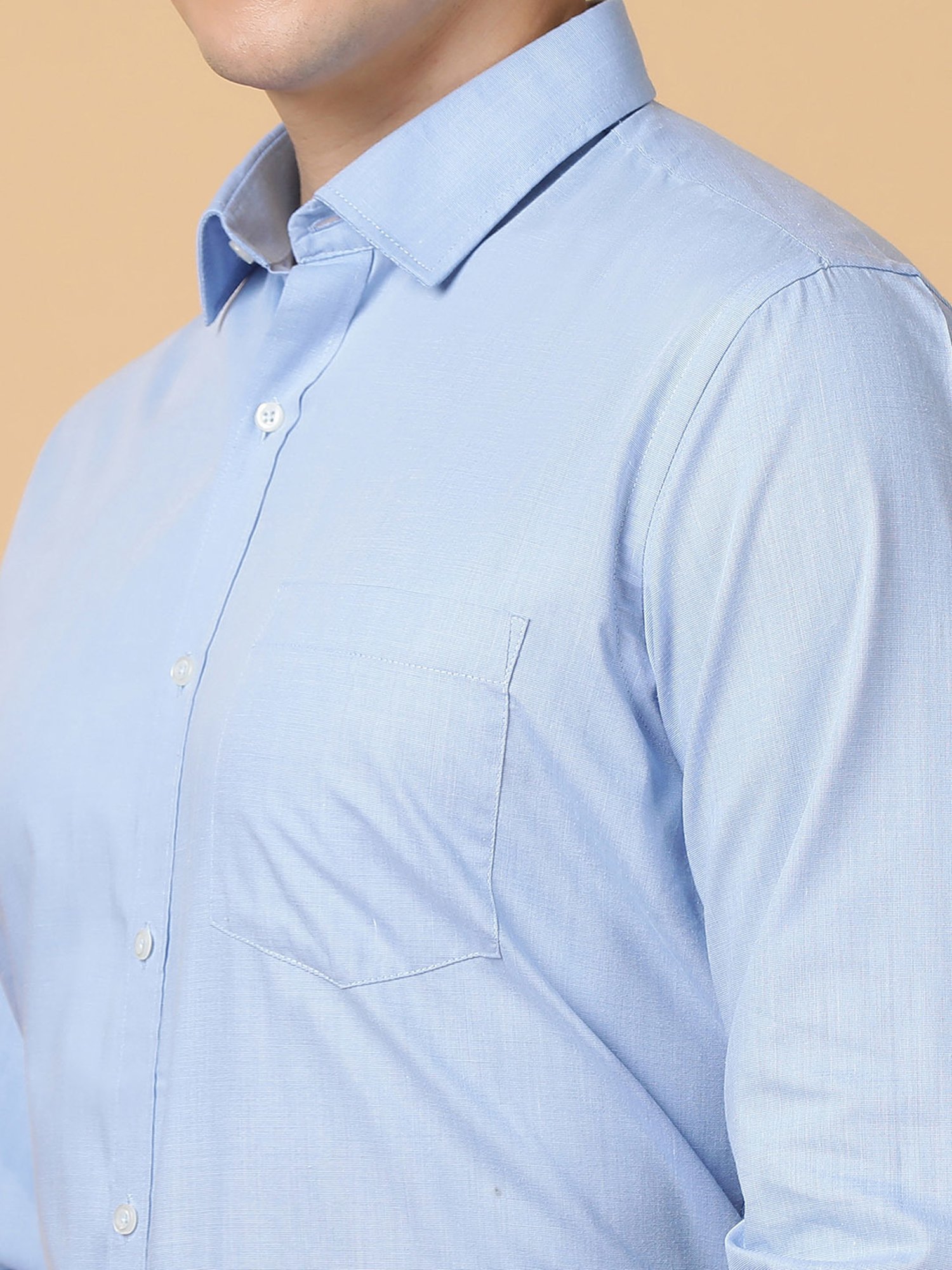 TABARD Light Blue Regular Fit Shirt