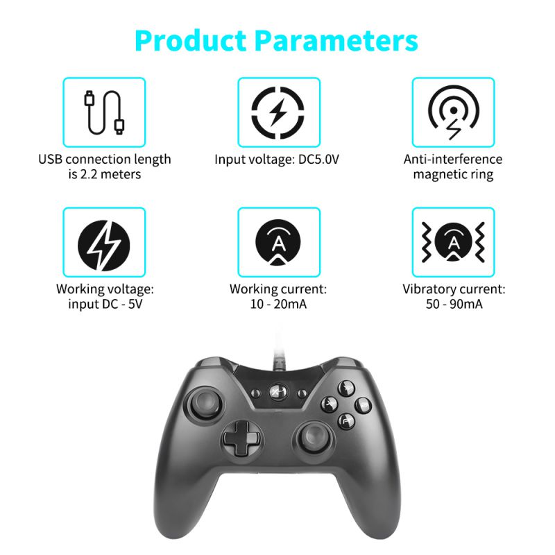 XBOX ONE Controller USB Wired headset for Microsoft Xbox ONE Console  and Windows 7/8/10