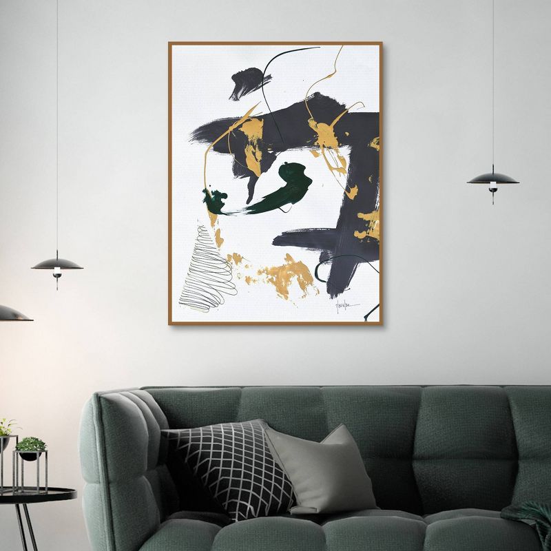 30" x 40" Mind Games 1 by Dan Houston Framed Canvas Art Print - Masterpiece Art Gallery