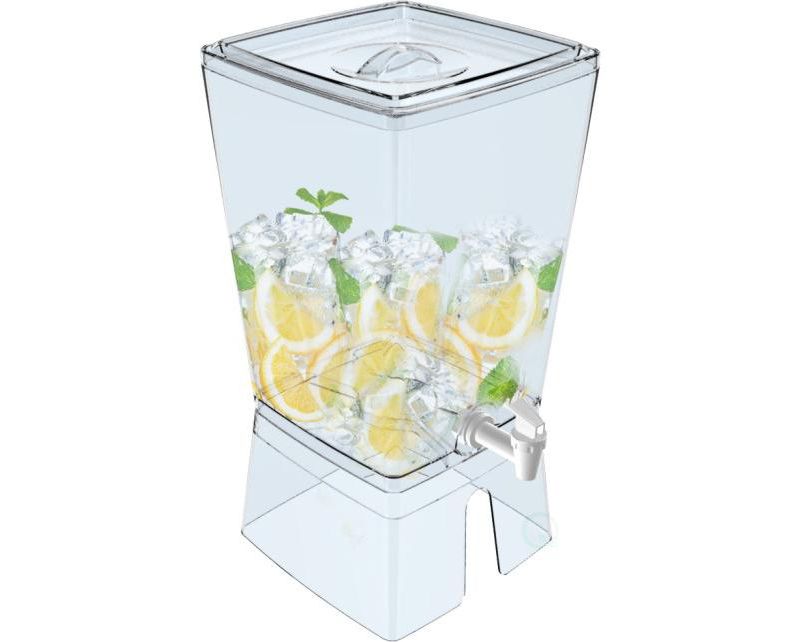 Basicwise Stackable Juice and Water Beverage Dispenser, 2.5 Gallon